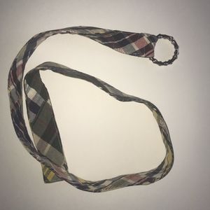 Plaid Double O-Ring belt